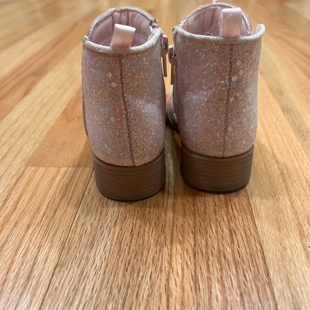 Pink Glitter Osh Kosh Toddler Boots